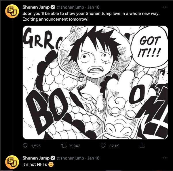 ShonenJump AnnouncementTweet