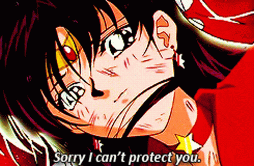 Sailor Mars Crying