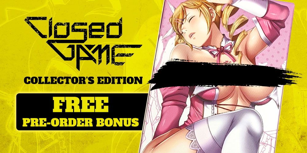Closed Game Pre Order Bonus Blog Banner