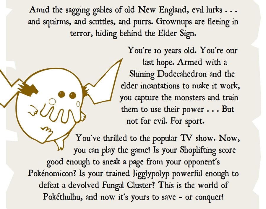 Pokethulhu 3rd Edition - Playing With Yourself