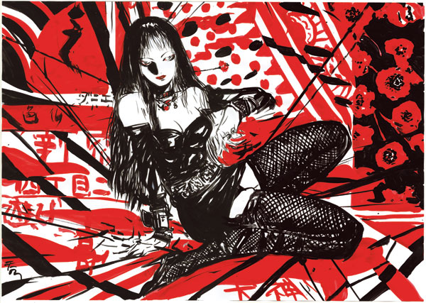 Shinjuku Yoshitaka Amano Comic Visual