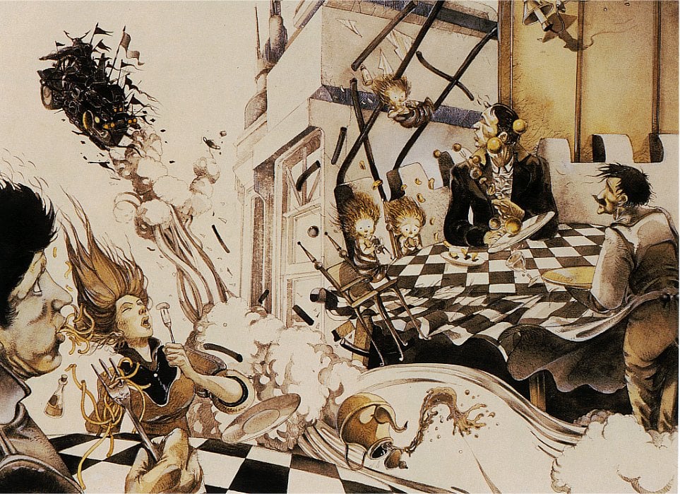 Twilight World 2 Yoshitaka Aamano SF Magazine Visual