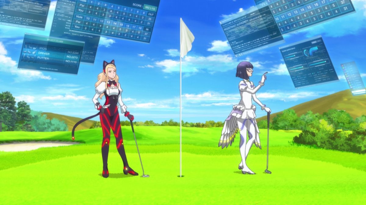 Birdie Wing Golf Girls' Story Episode 5 Eve Aoi Look At Score Card