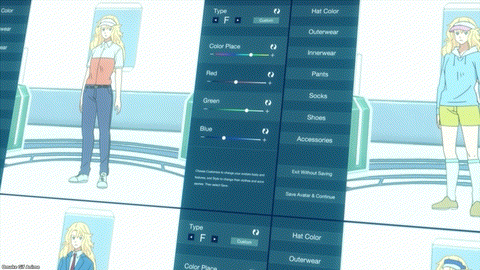 Birdie Wing Golf Girls' Story Episode 5 Eve Outfit Choices