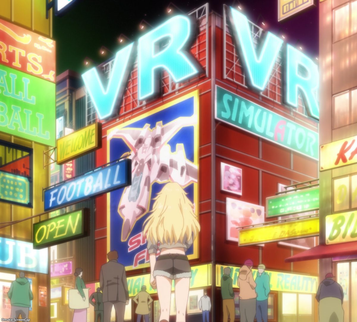 Birdie Wing Golf Girls' Story Episode 5 Eve In Front Of VR Arcade