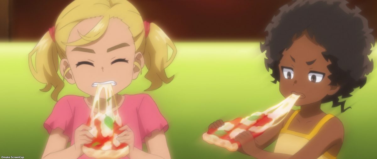 Birdie Wing Golf Girls' Story Episode 5 Kids Eat Gooey Cheesy Pizza