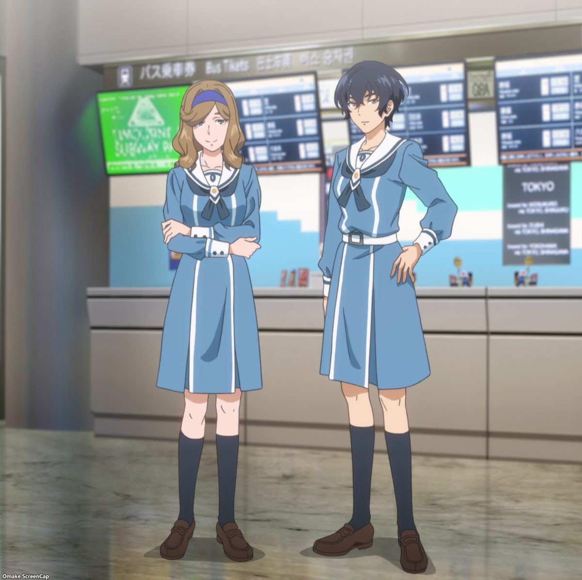 Birdie Wing Golf Girls' Story Episode 5 Mizuho Kaede At The Airport