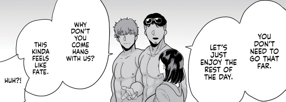 Yumiko Meets Two Hunky Men While Playing At The Beach With Her Son