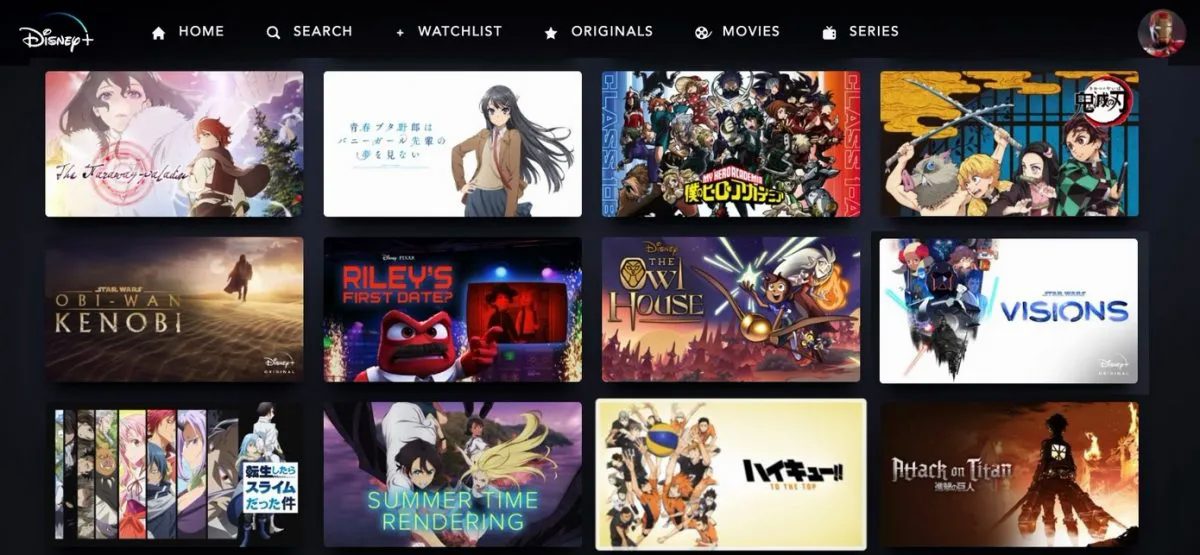 Disney Anime Lineup In Japan