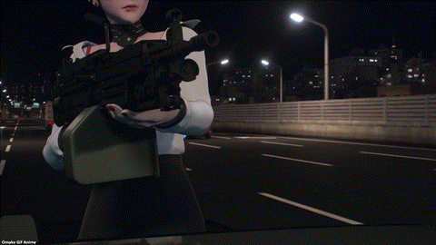 Ghost In The Shell SAC 2045 S2 Episode 2 Mizukane Shoots Motoko's Windshield