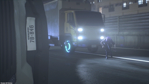 Ghost In The Shell SAC 2045 S2 Episode 2 Motoko Dodges Cars