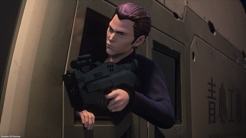 Ghost In The Shell SAC 2045 S2 Episode 2 Paz Shoots Flying Grenade