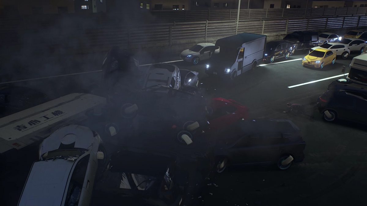 Ghost In The Shell SAC 2045 S2 Episode 2 Pile Of Cars