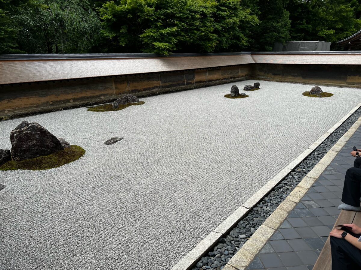 The Famous Rock Garden Of Ryoanji