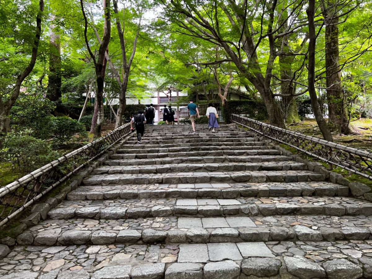 The Stairs Leading Up To Ryoanji
