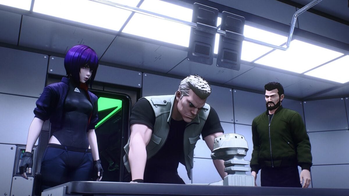 Ghost In The Shell SAC 2045 S2 Episode 3 Batou Looks At Cyberbrain