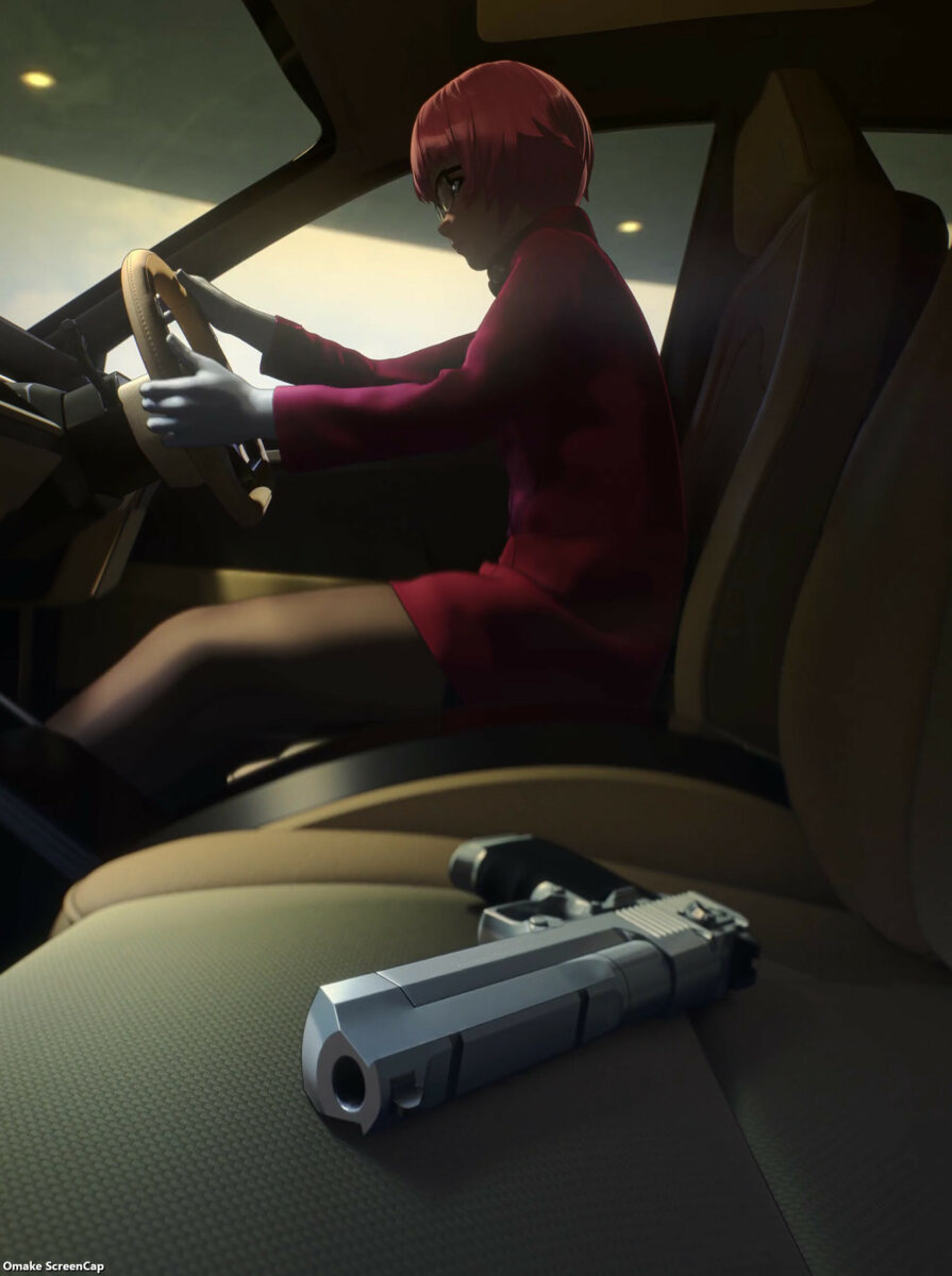 Ghost In The Shell SAC 2045 S2 Episode 3 Purin Drives With Gun
