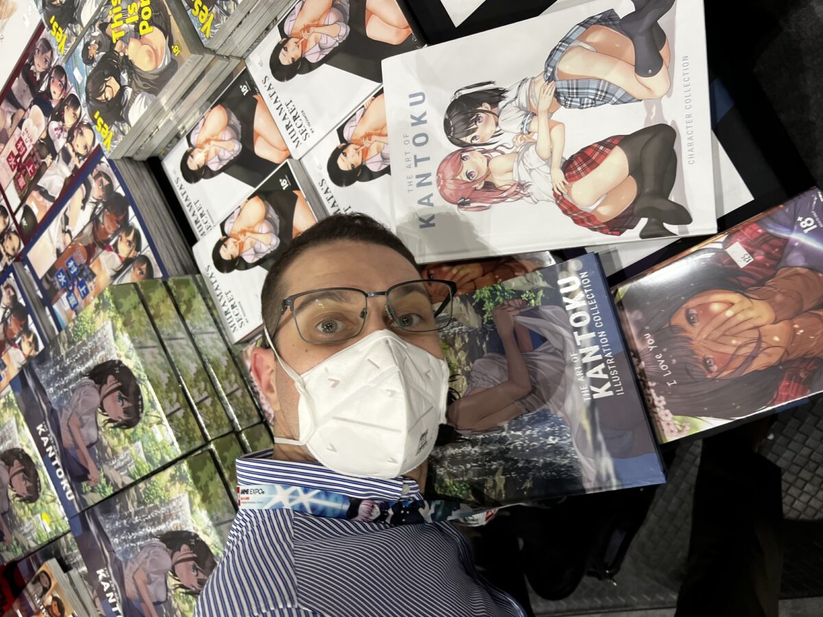 Our Hardworking Managing Editor Gets A Little Silly At The Booth