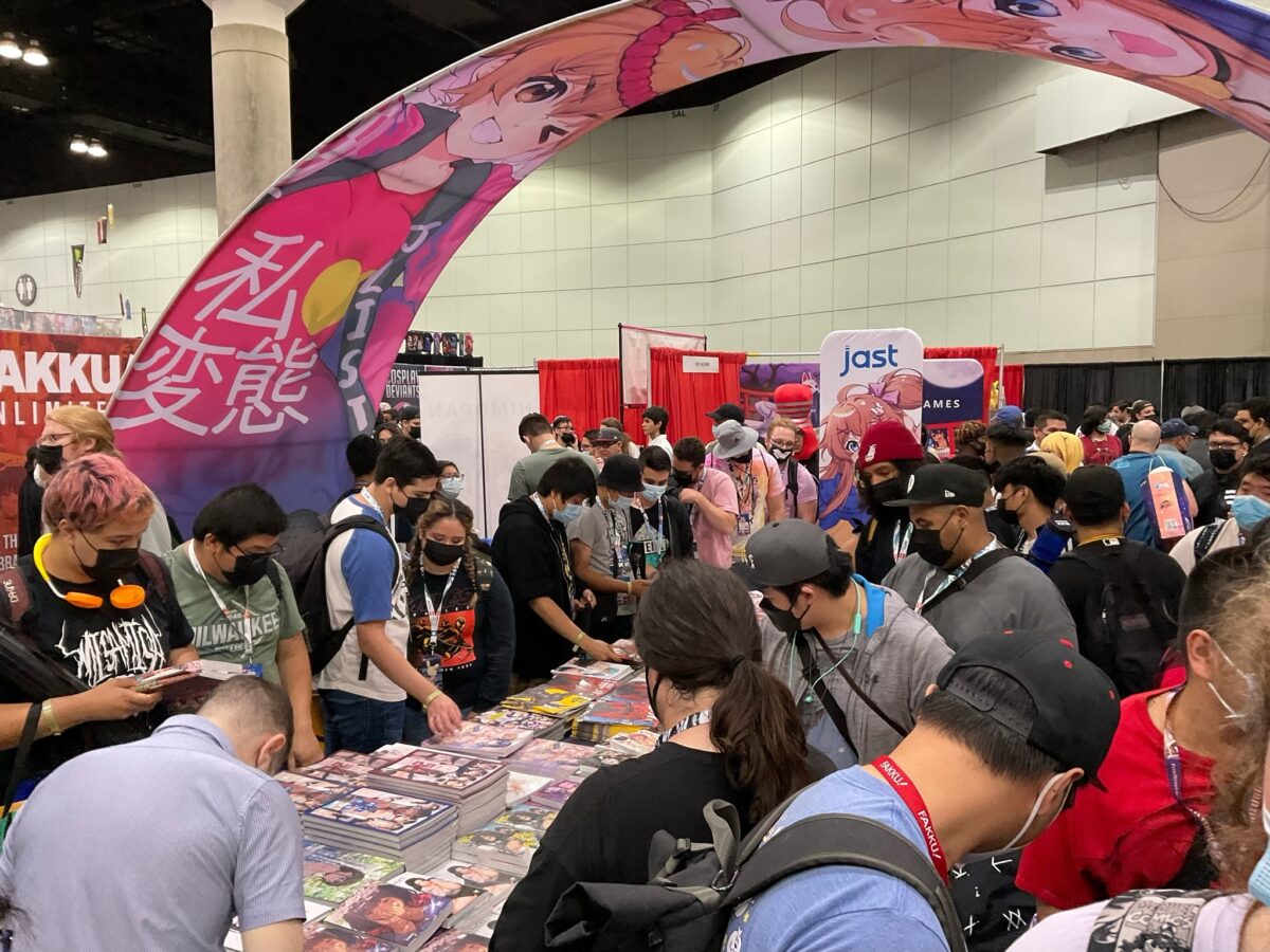 Browsing The J Lsit Booth At Anime Expo