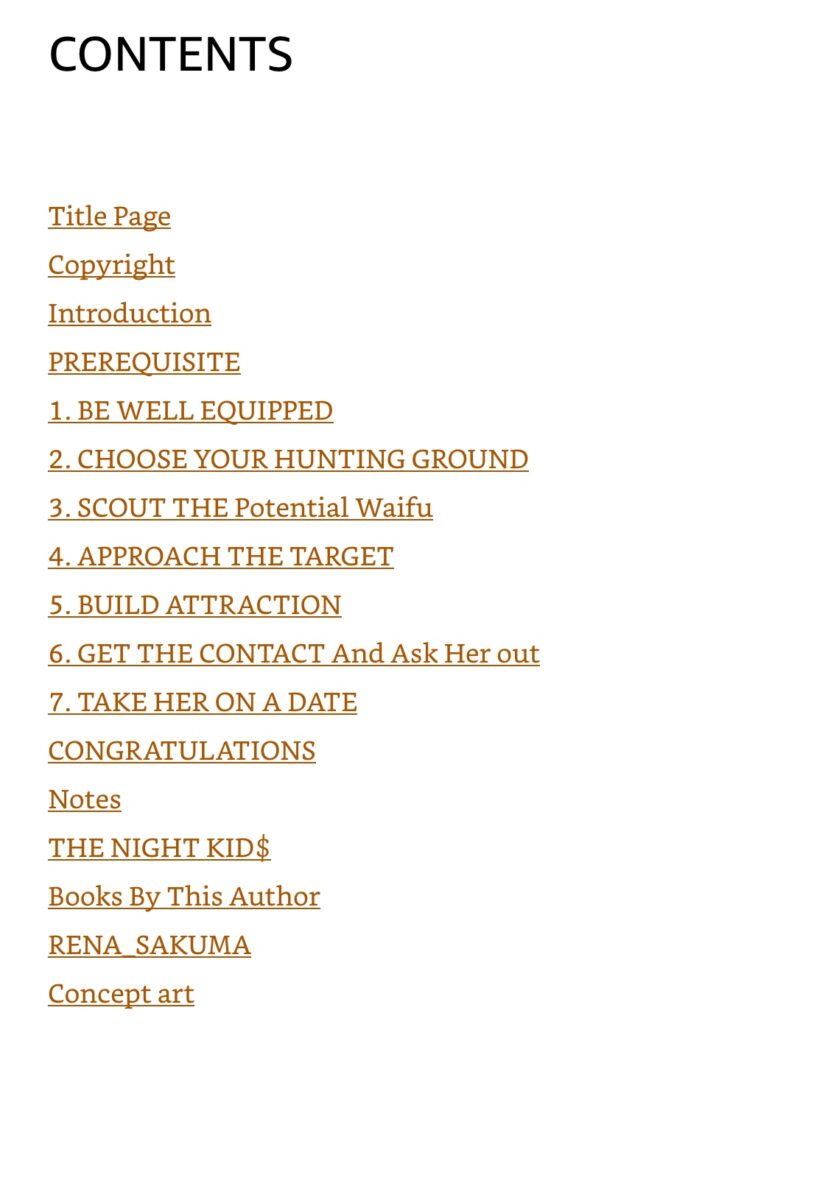 How To Meet Girls At A Con Table Of Contents