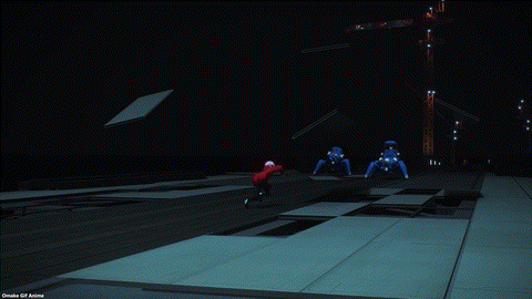 Ghost In The Shell SAC 2045 S2 Episode 10 Purin Catches And Throws Back Plates