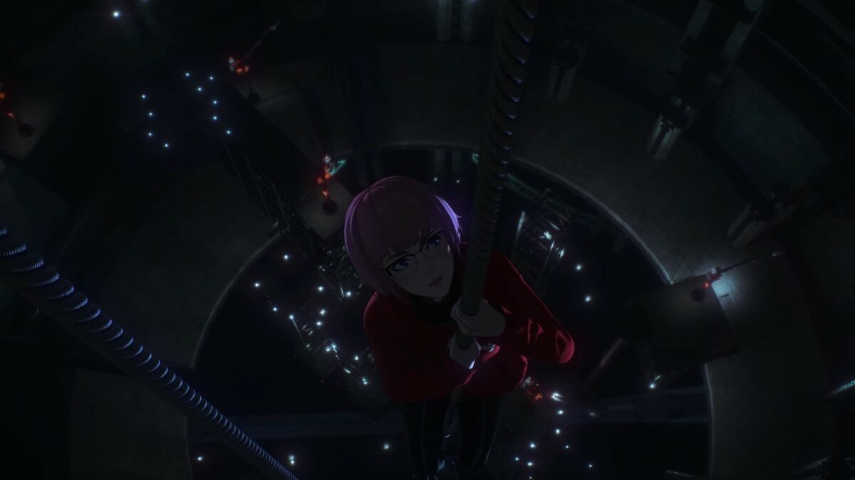 Ghost In The Shell SAC 2045 S2 Episode 10 Purin Climbs Cable