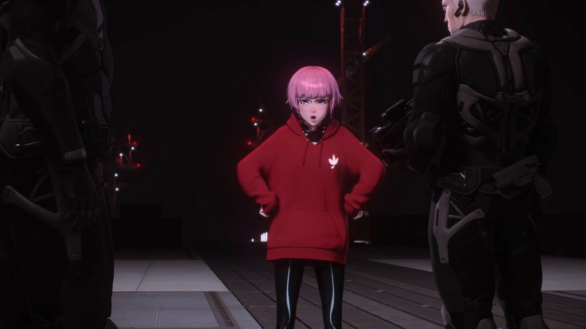 Ghost In The Shell SAC 2045 S2 Episode 10 Purin Hands On Hips