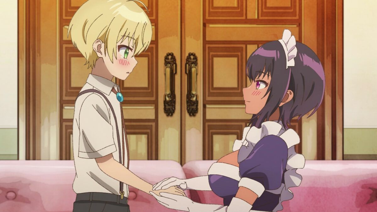 The Maid I Hired Recently Is Mysterious Episode 3 Lilith Holds Yuuri's Hand