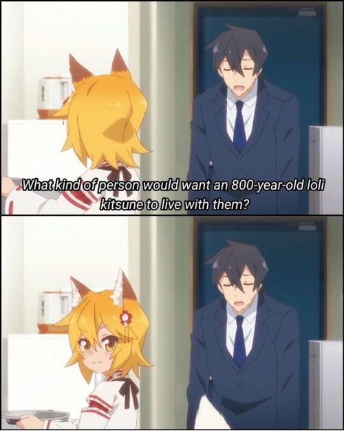 Helpful Fox Senko San Demi Human Waifu