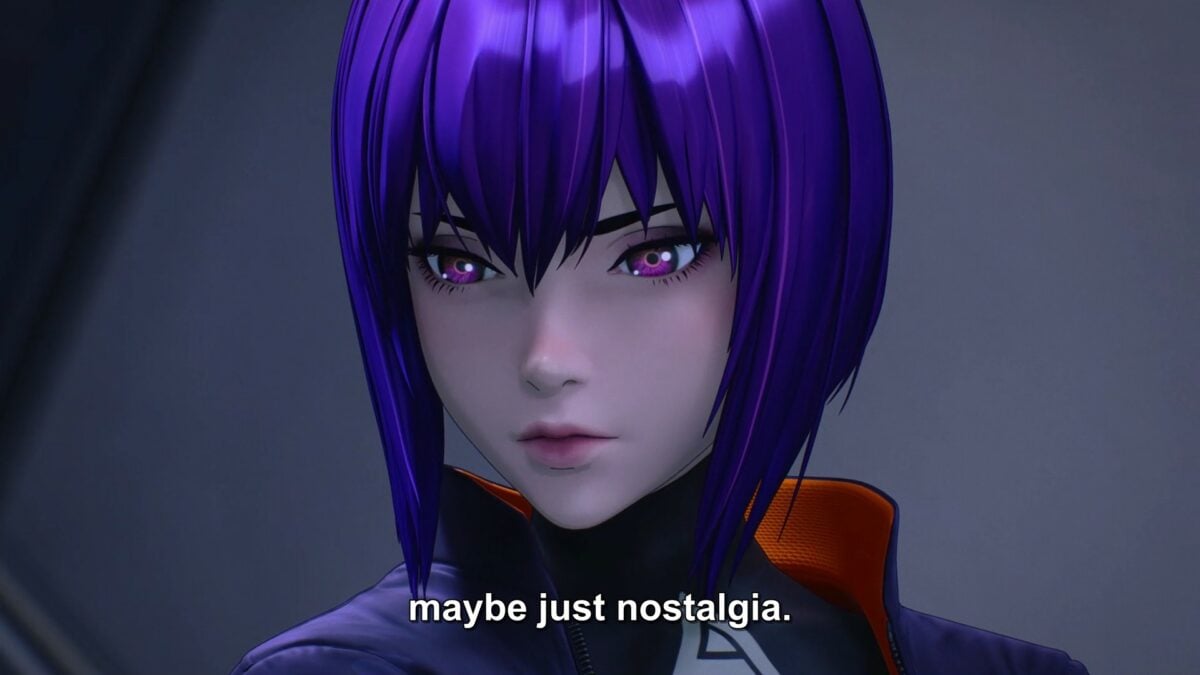 Ghost In The Shell SAC 2045 S2 Episode 12 Motoko Feels Nostalgia