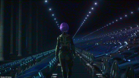 Ghost In The Shell SAC 2045 S2 Episode 12 Motoko Points Gun At Purin