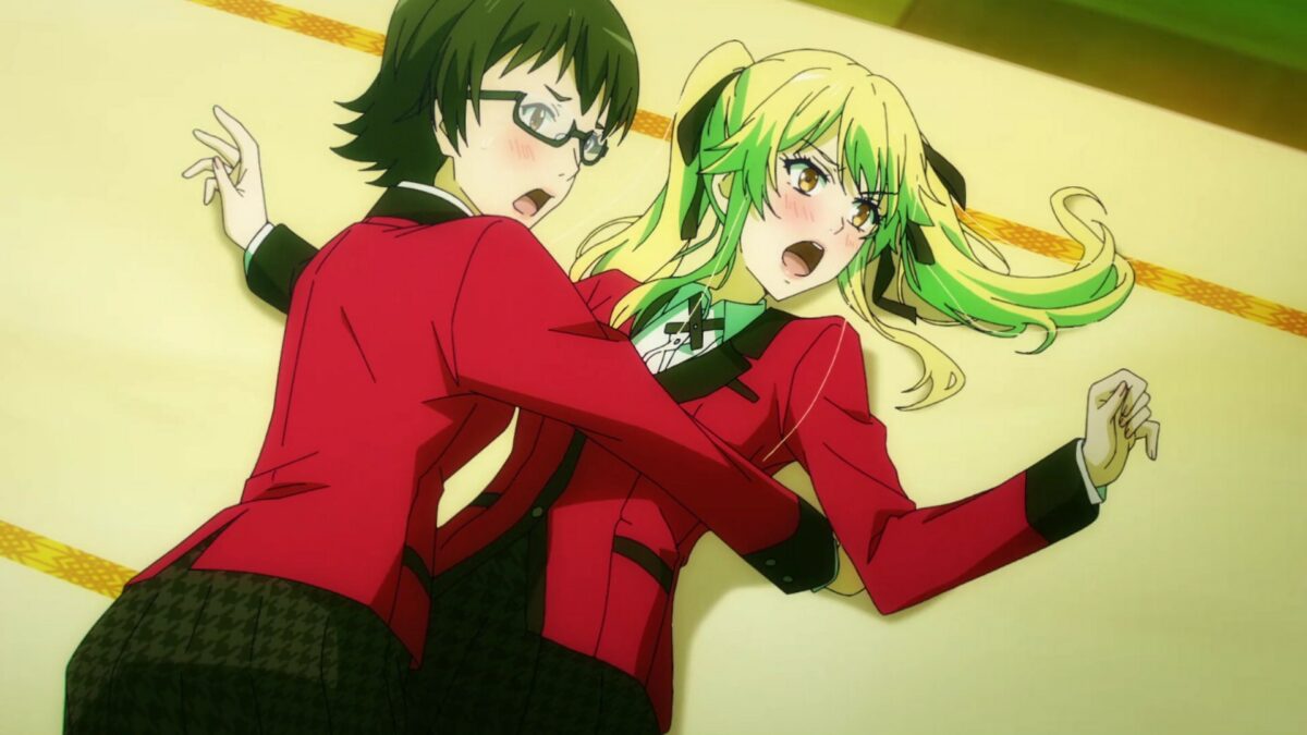 Kakegurui Twin Episode 5 Yumiki Mary Caught Together