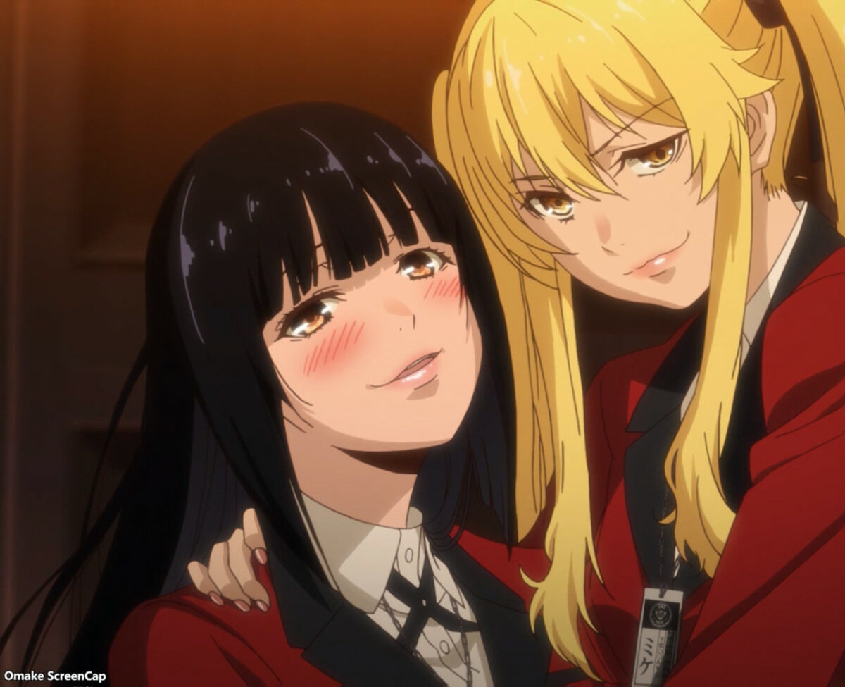 Omake ScreenCap Kakegurui Episode 5 Yumeko And Mary Tag Team