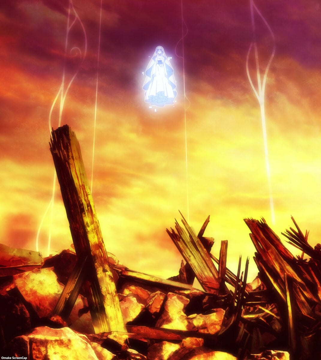 Vermeil In Gold Episode 11 Veiled Lady Above Wreckage