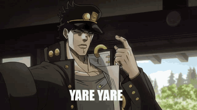 Jojo's Bizarre Adventure Yare Yare Daze