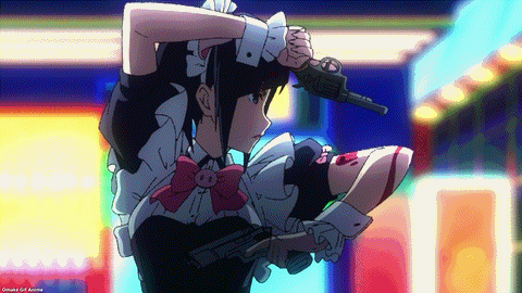 Akiba Maid War Episode 1 Ranko Gun Dance