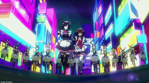 Akiba Maid War Episode 1 Ranko Nagomi Run Away