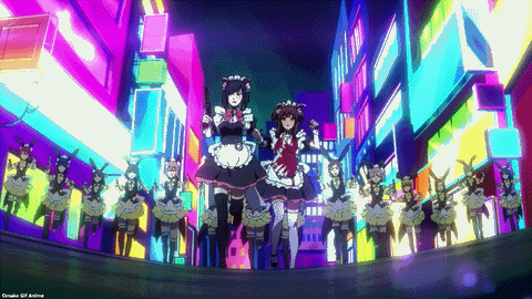 Akiba Maid War Episode 1 Ranko Nagomi Run Over Camera