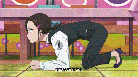 Akiba Maid War Episode 1 Tenchou Tries Squeezing