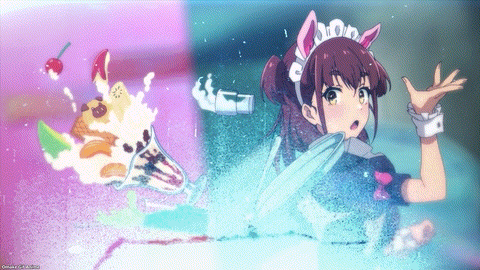 Akiba Maid War OP Nagomi Ranko Drop Things