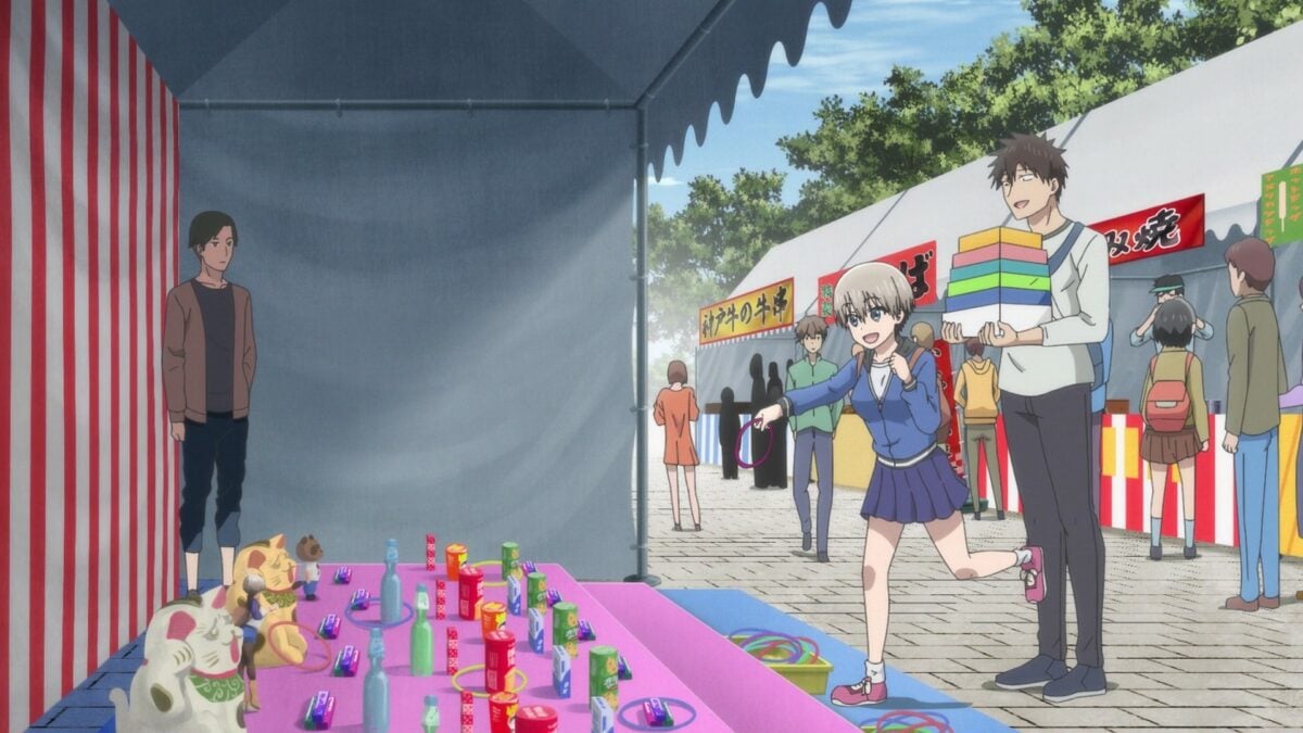 Uzaki Chan Wants To Hang Out! S2 Episode 3 Uzaki Chan Sakurai At Game Booth