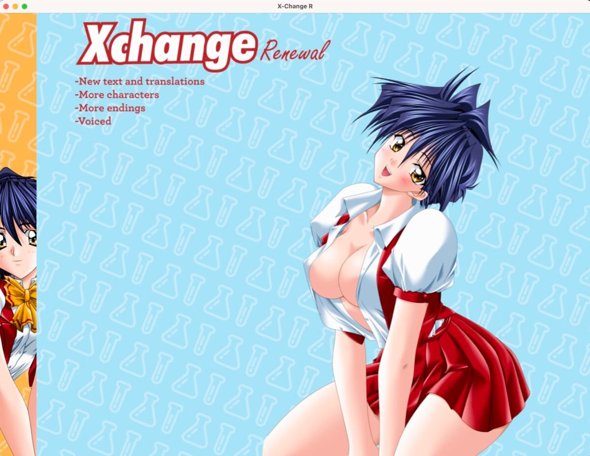 X Change Renewal Menu Visual Novels Jast