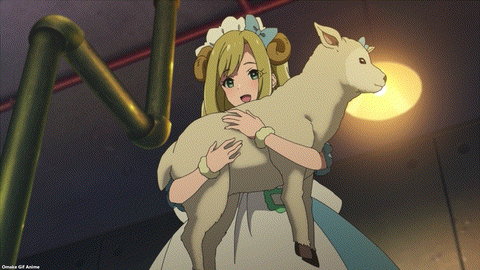 Akiba Maid War Episode 5 Kaoruko Throws Lamb At Nagomi Ranko