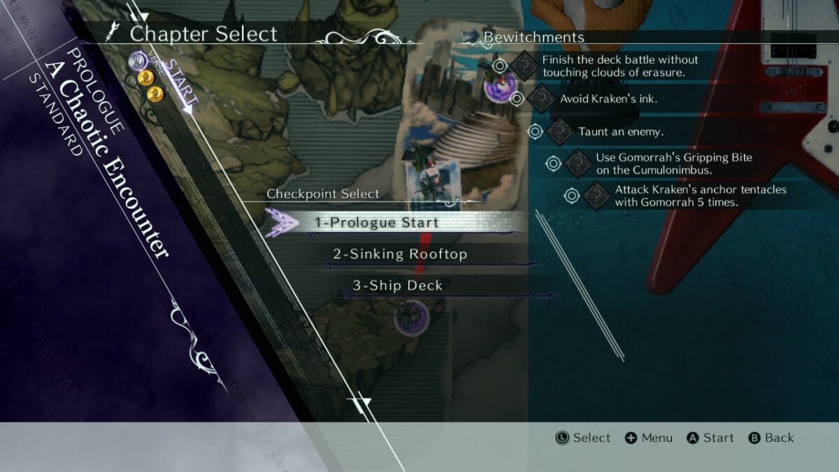 Bayonetta 3 Verse Select