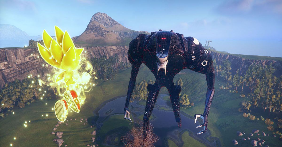 Sonic Fronteirs First Boss