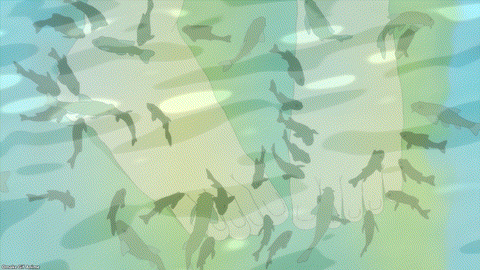 Uzaki Chan Wants To Hang Out! S2 Episode 9 Fish Tickle Tsuki's Toes