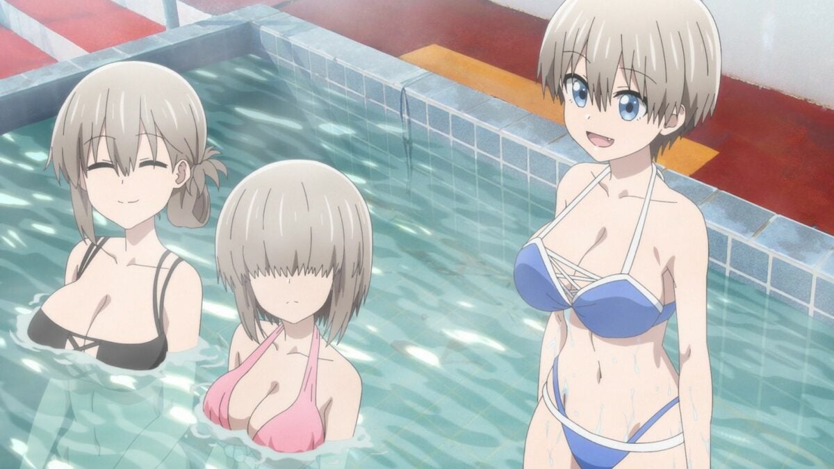 Uzaki Chan Wants To Hang Out! S2 Episode 9 Uzaki Chan Stands Next To Tsuki Yanagi