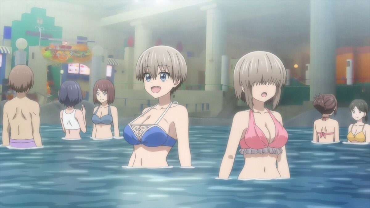 Uzaki Chan Wants To Hang Out! S2 Episode 9 Uzaki Chan Yanagi In Warm Pool