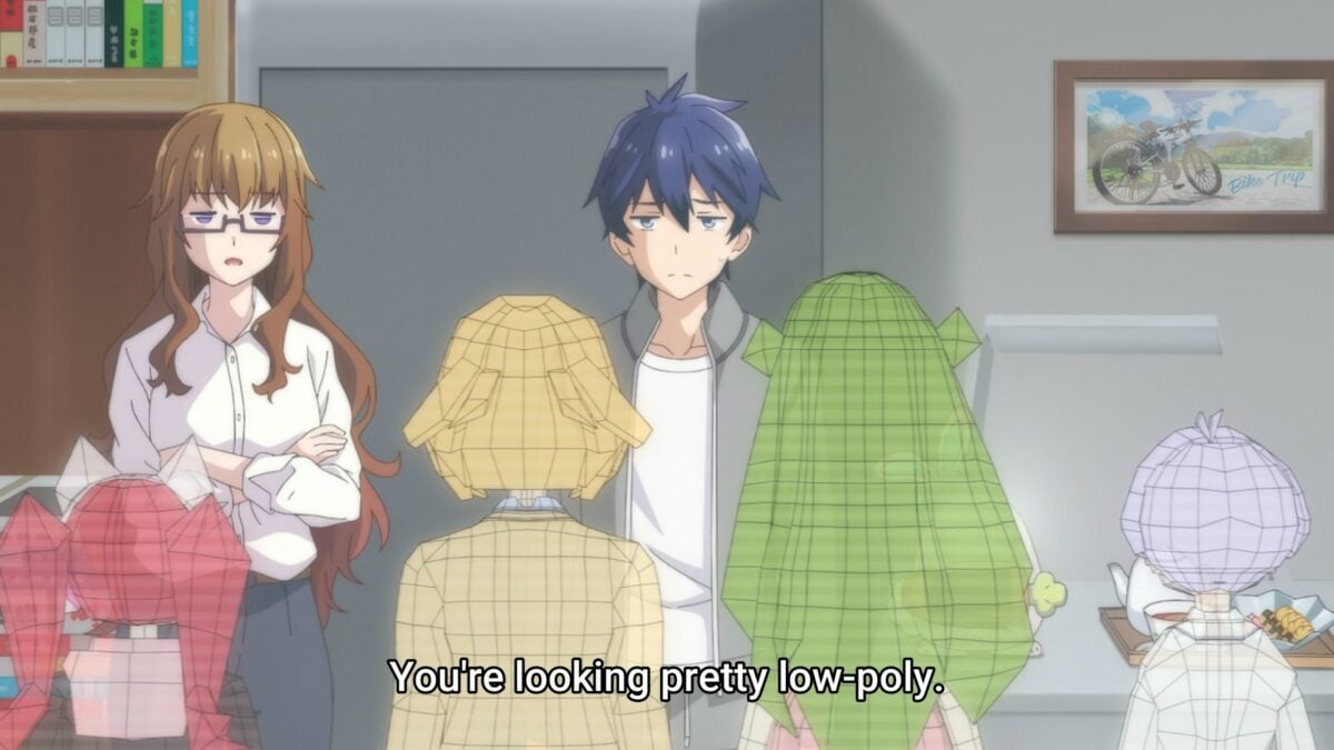 Renai Flops Low Polygon Waifu