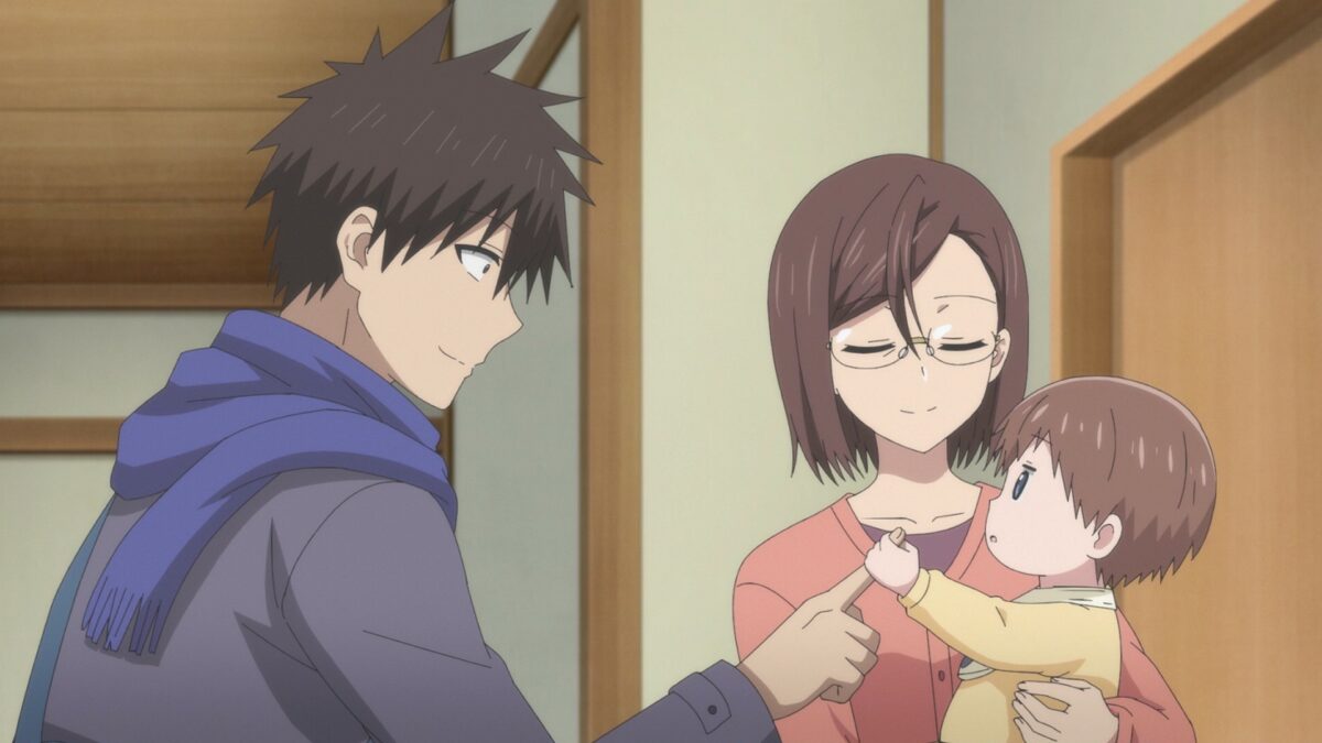 Uzaki Chan Wants To Hang Out! S2 Episode 11 Nodoka Holds Sakurai's Finger